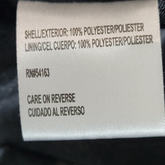 Calvin Klein Black Double Breasted Buttoned Rain Coat Jacket Peacoat Large L - Picture 4 of 16